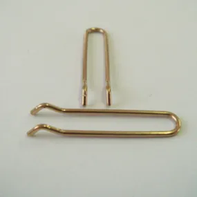 100 Brass Mould Top Loops Clips For Fishing Sinker  Moulds