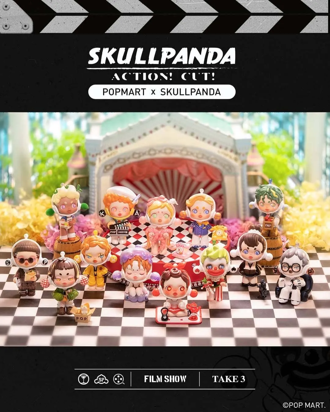 Action Cut! Blind Box Series by Skull Panda