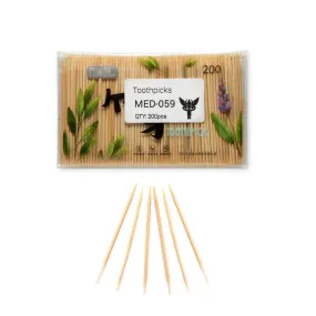 Bamboo Toothpicks — Bag of 200 Toothpicks