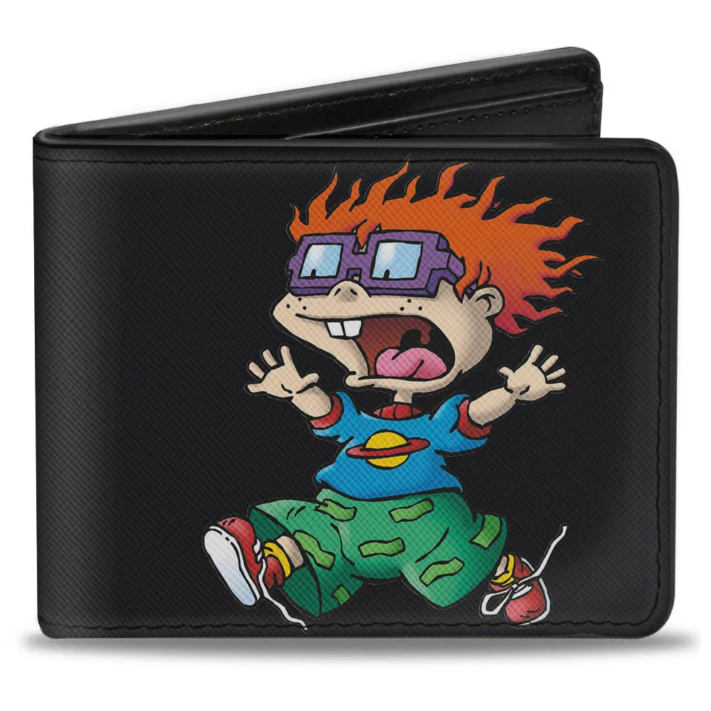 Bi-Fold Wallet - Chuckie Running Pose   Saturn Black