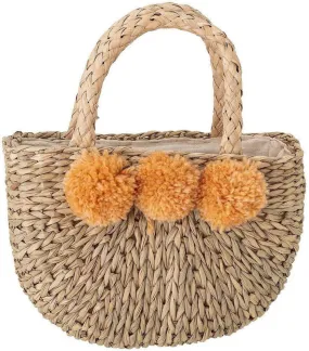 Bloomingville MINI Lotta Bag, Nature, Water Hyacinth