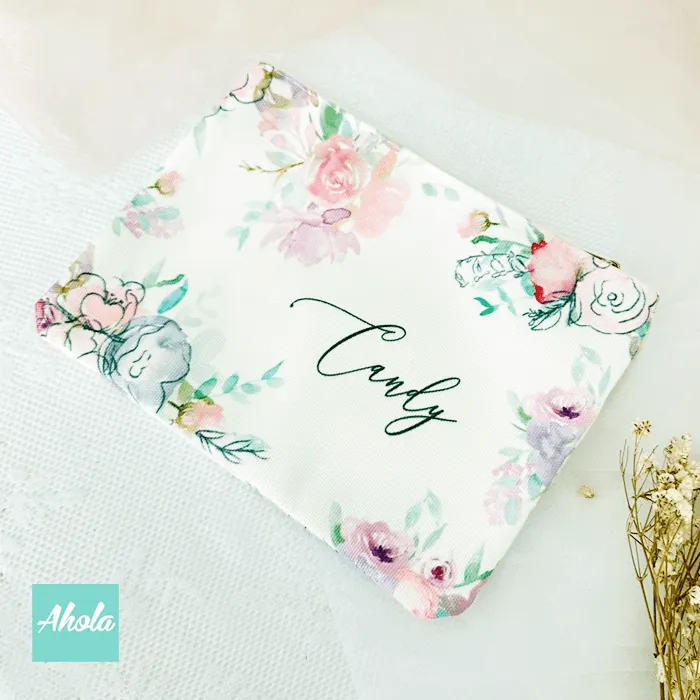 【Blooms】Power Bank Make Up Bag Gift Set 便攜式差電器 化妝袋禮盒套裝