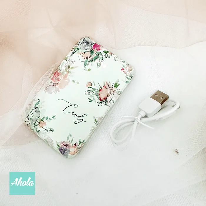 【Blooms】Power Bank Make Up Bag Gift Set 便攜式差電器 化妝袋禮盒套裝