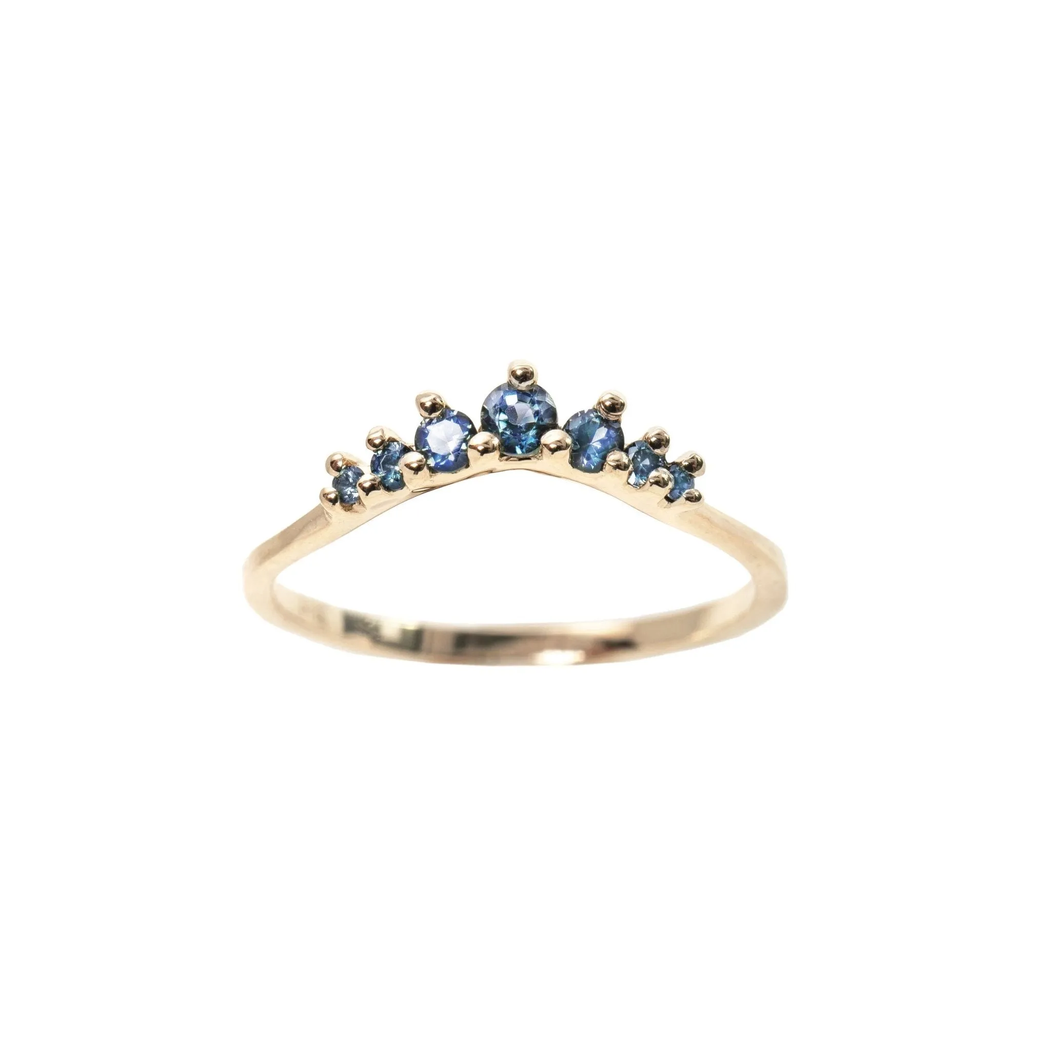 Blue Sapphire Beacen Ring