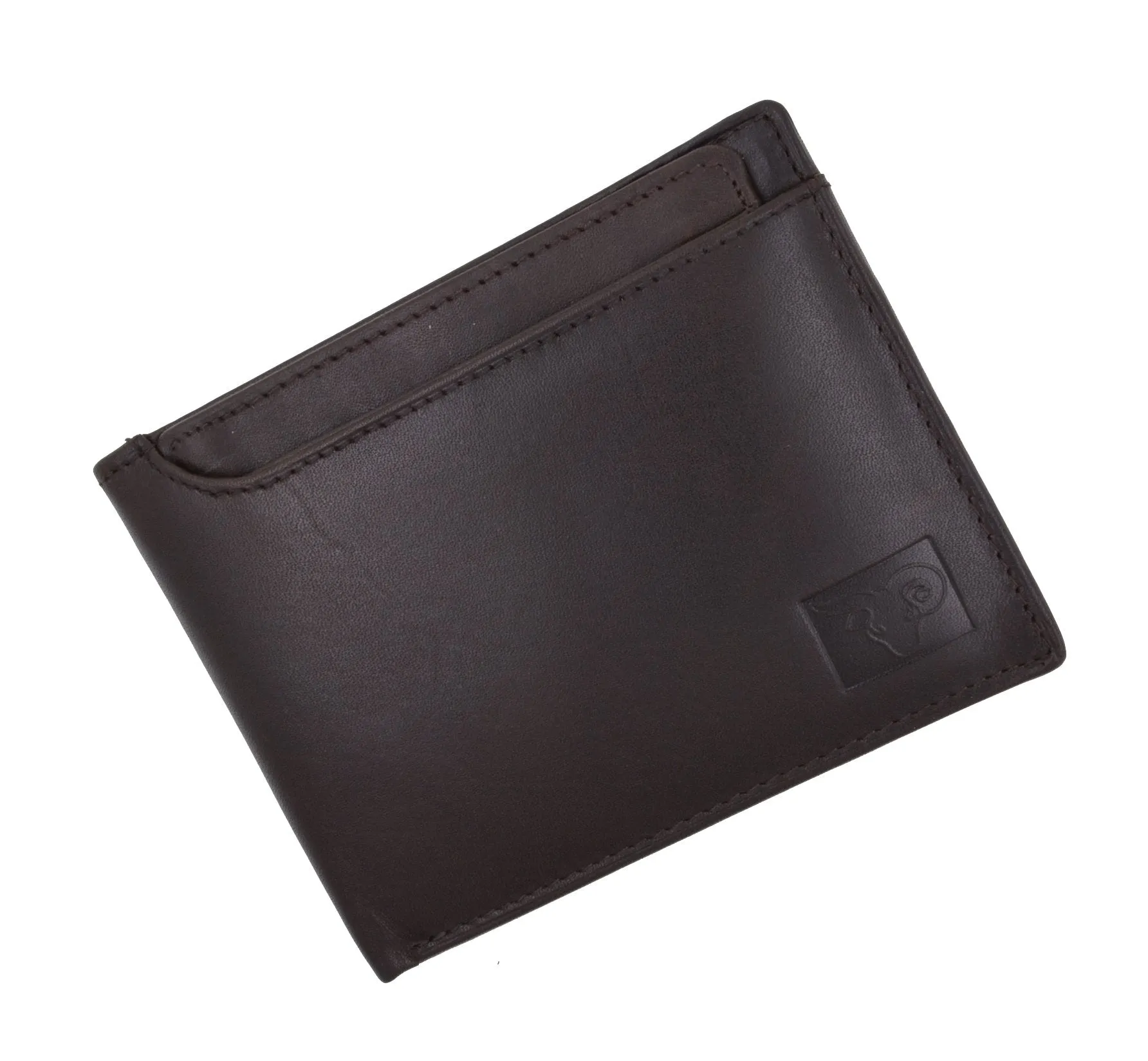 Cavelio Genuine High Quality Leather Mens Bifold Wallet with Removable ID Card Holder 730534