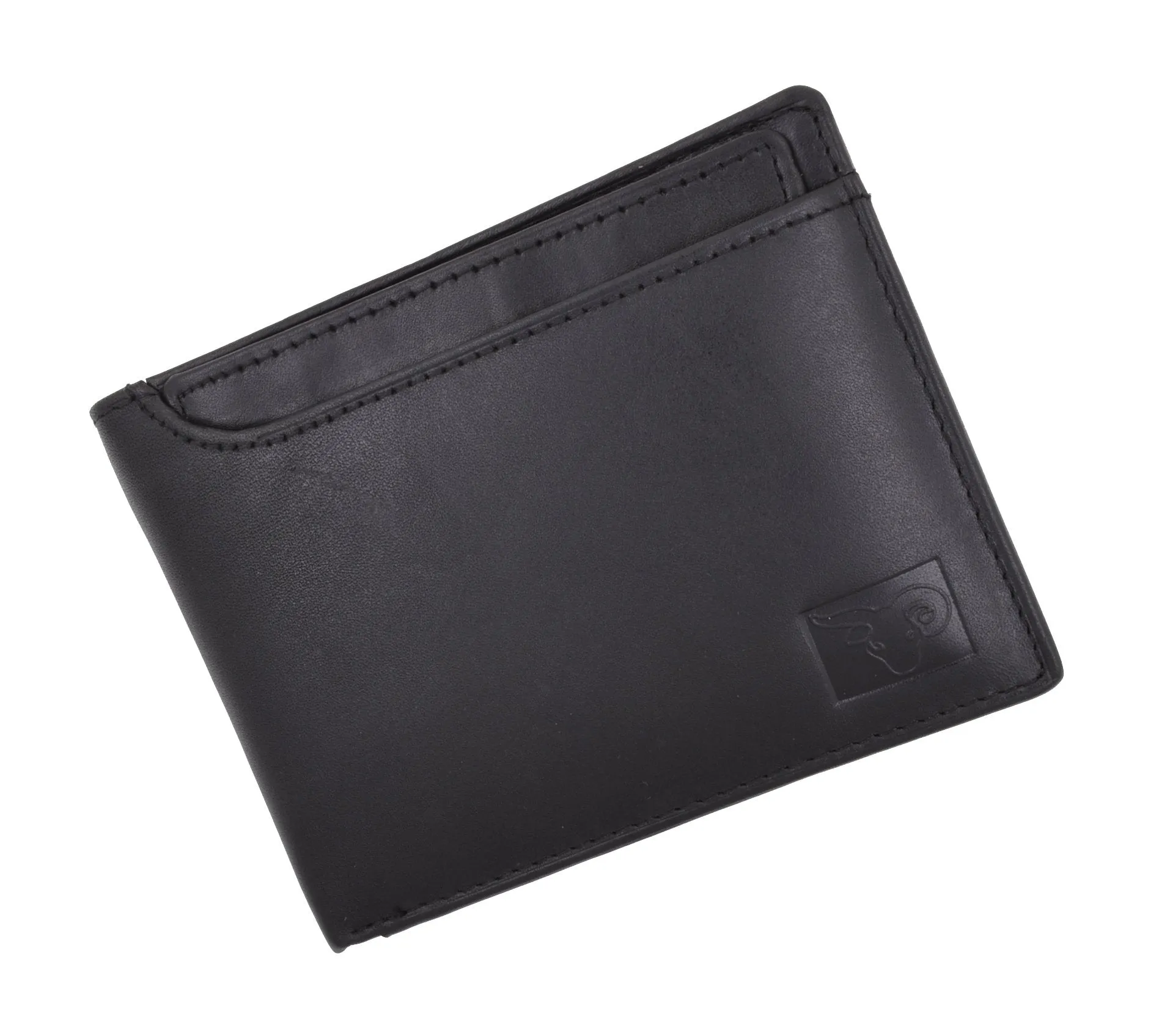 Cavelio Genuine High Quality Leather Mens Bifold Wallet with Removable ID Card Holder 730534