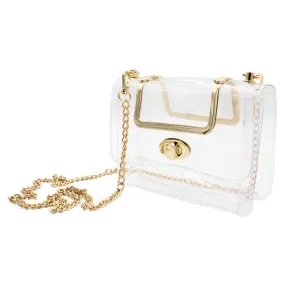 CD Top-Handle Clear Crossbody