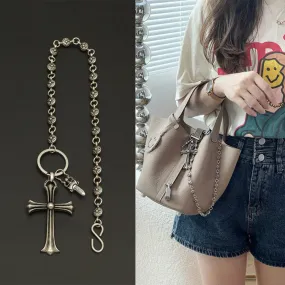 Chrome hearts bag chain accessories short chain handbag pendant