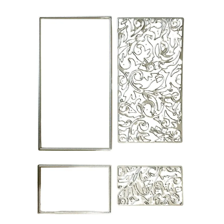 Craft Buddy "Scroll Flourish" Cracker Gift Box Panel Die Set