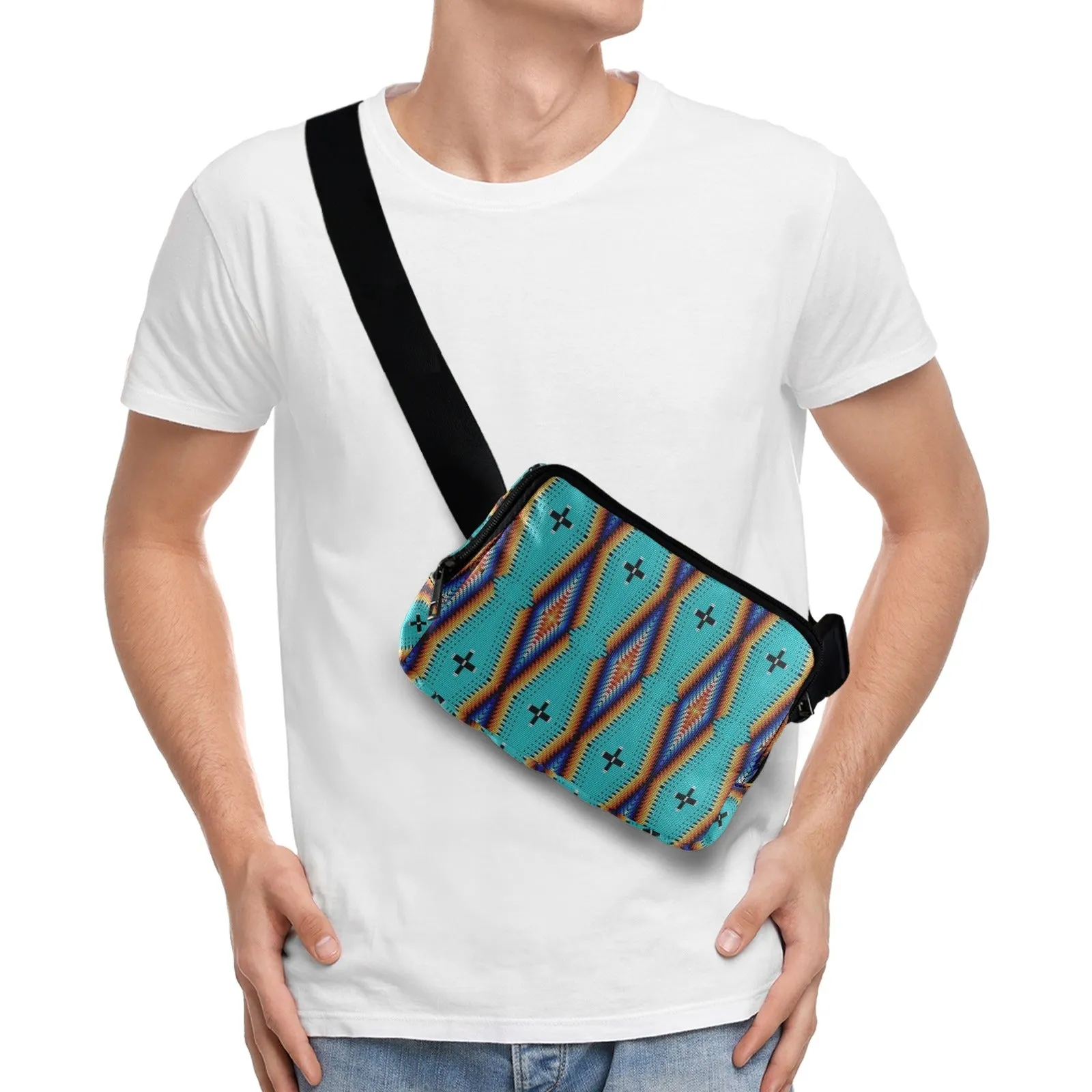 Diamond in the Bluff Turquoise Belt Bag