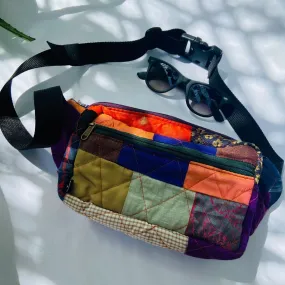 Eco-friendly Fanny Pack- Patchwork - Quilted