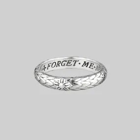 Forget Me Not Posie Ring - Silver