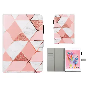 iPad (2018) / (2017) pattern leather flip case - Geometric Pattern