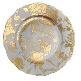 Jardin Secret Grey/gold Accent Plate