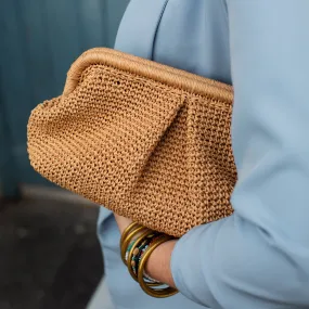 Large Straw Clutch Bag