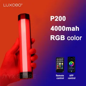 LUXCEO P200 LED Tube Light: Versatile RGB Photography Stick