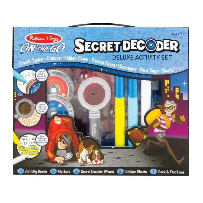 Melissa and Doug Secret Decoder Deluxe Activity Set