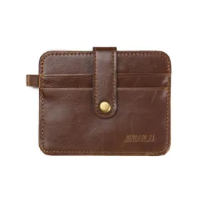 Mens Leather Clutch Wallet JINBAOLAI