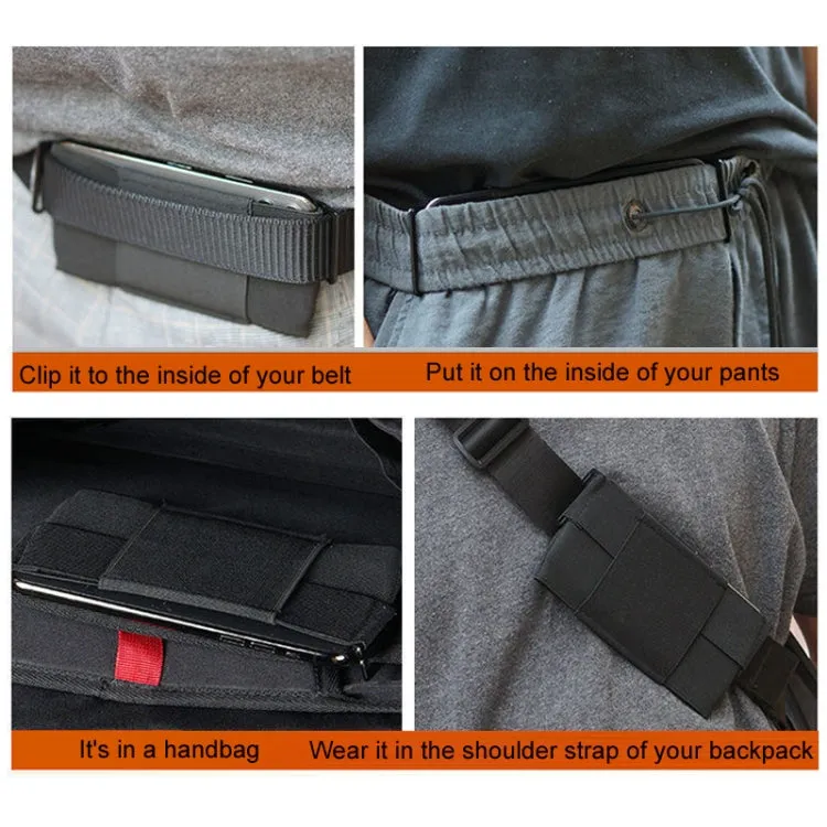 Mini Close-fitting Outdoor Sports Elastic Invisible Mobile Phone Waist Bag, Style: Without Cover