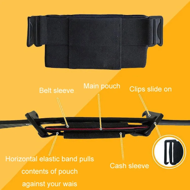 Mini Close-fitting Outdoor Sports Elastic Invisible Mobile Phone Waist Bag, Style: Without Cover