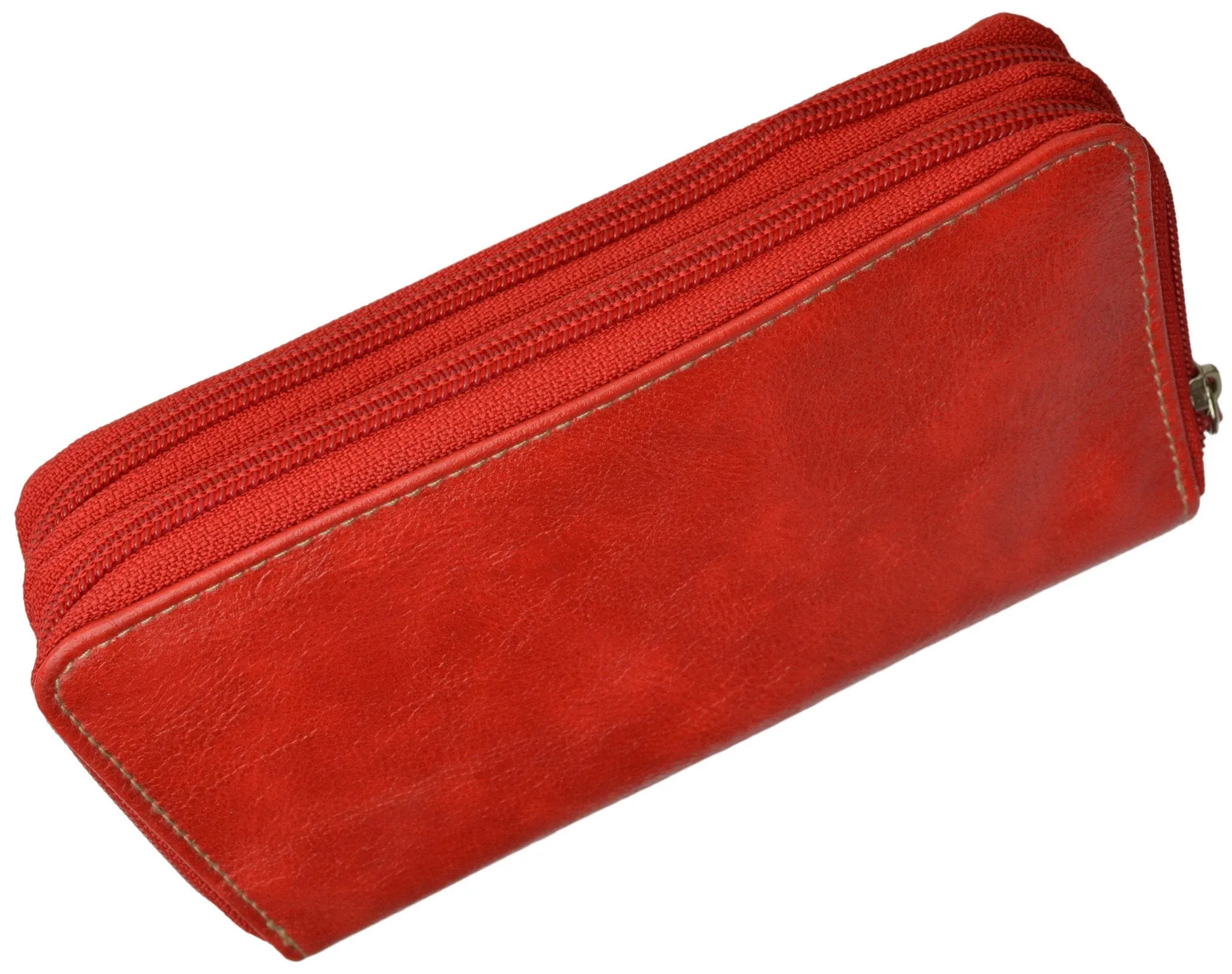 Mundi Classic Double Zip Around Wallet Clutch