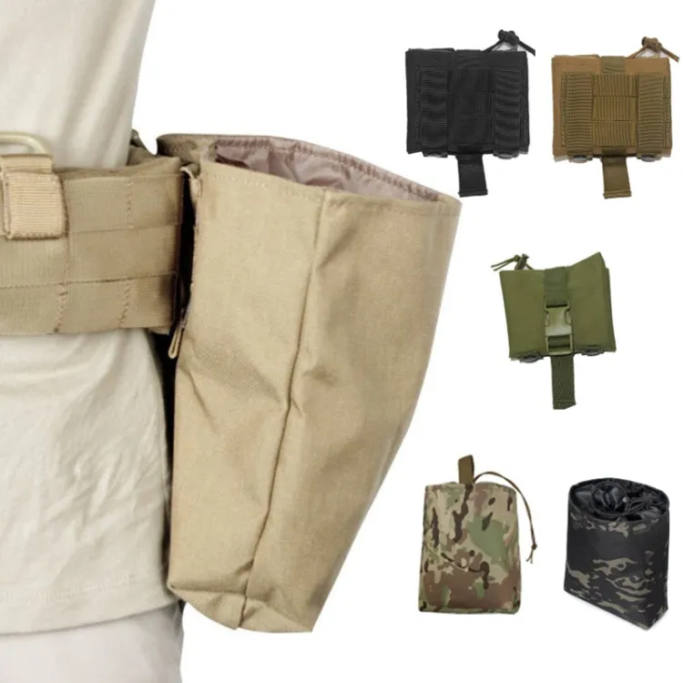 Outdoor Folding Waist Bag Multifunctional Accessory Hanging Bag, Color: Army Green