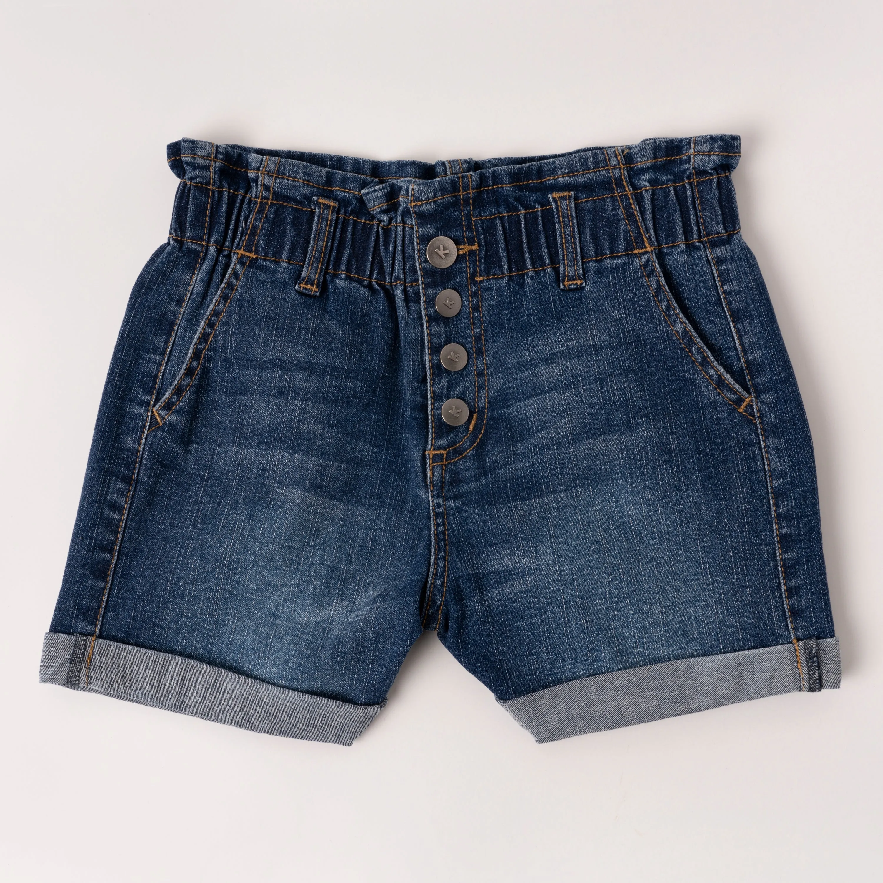 Paper Bag Denim Short