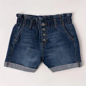 Paper Bag Denim Short