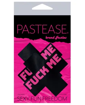 Pastease Fuck Me Plus - Black/pink O/s