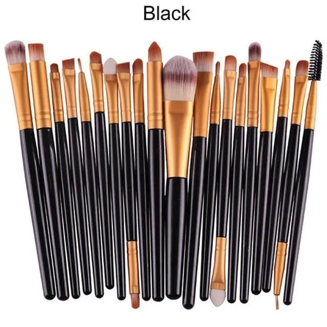 Professional 20 pcs/set Goat Hair Makeup Brush Set