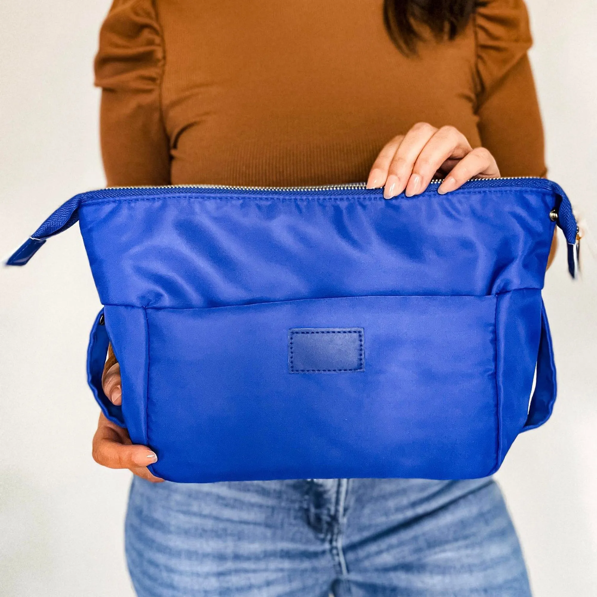 Royal Blue Cosmetic Bum Bags