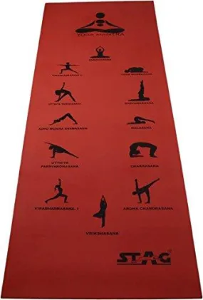 STAG Mantra Asana Yoga Mat with Bag | KIBI Sports