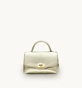 The Rachel Gold Leather Bag