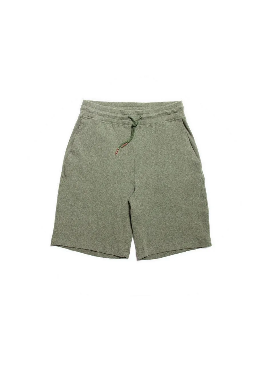 The Ribbed Shorts - Moss Green