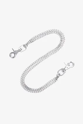 Twin Wallet Chain | Silver