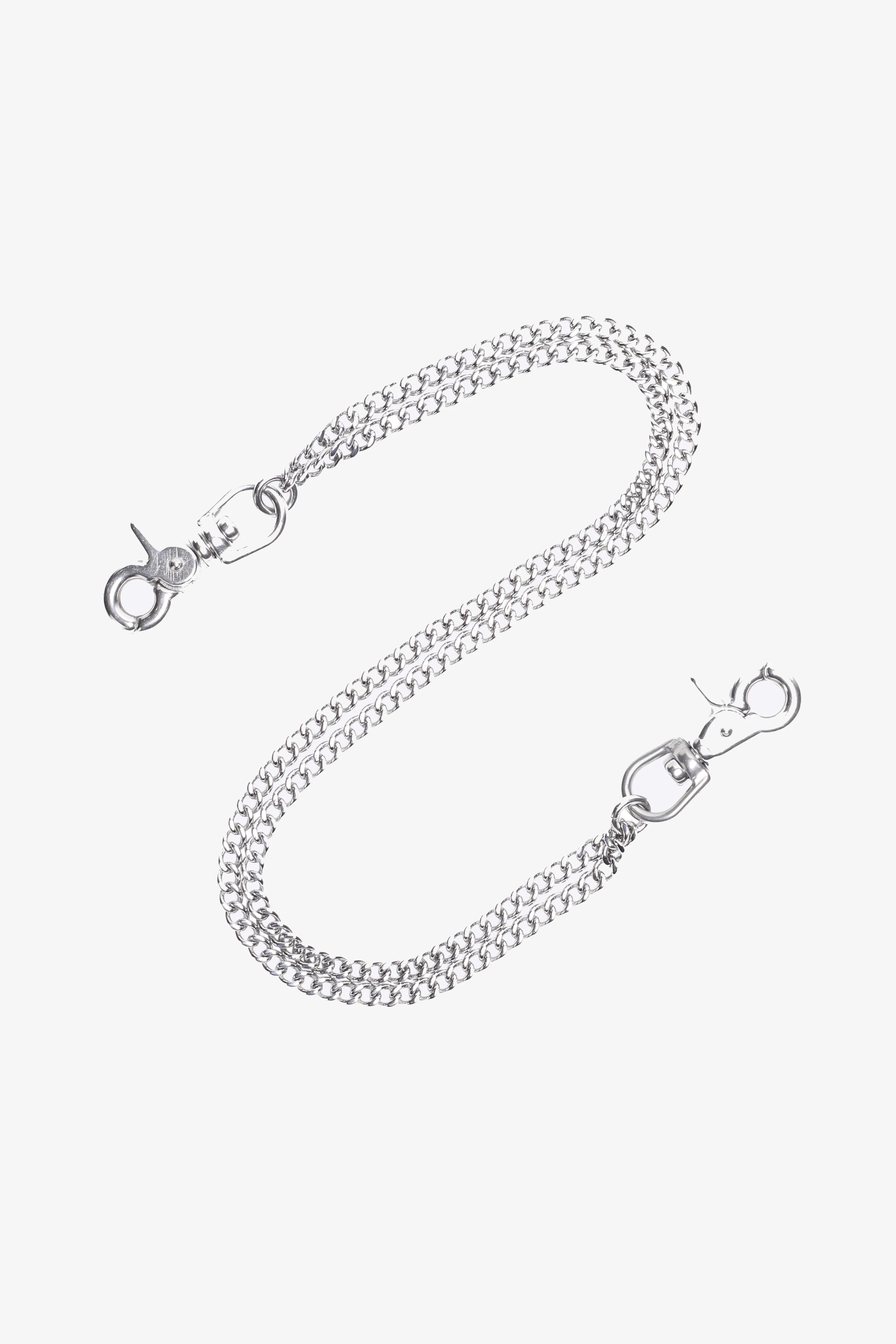 Twin Wallet Chain | Silver