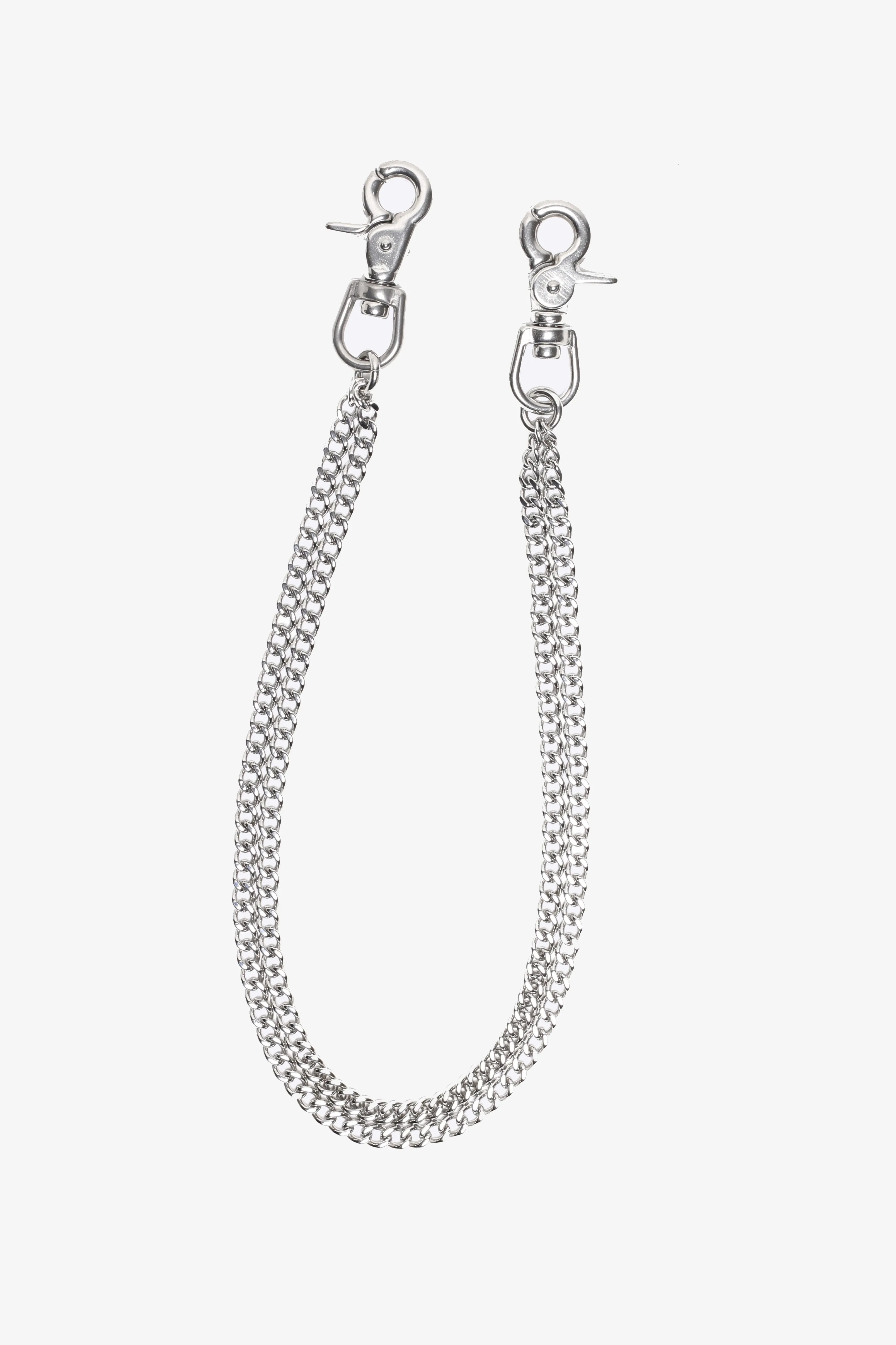 Twin Wallet Chain | Silver