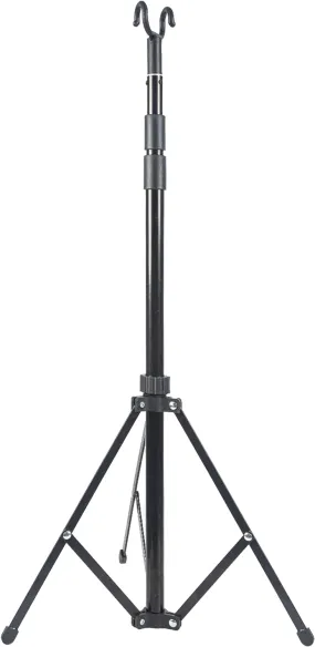 Versatile Tripod IV Poles Stand with Hooks | Collapsible Design | Floor Stand | Organizer Lanyard Rack | Portable Travel IV Poles for Tables, Keychains & More