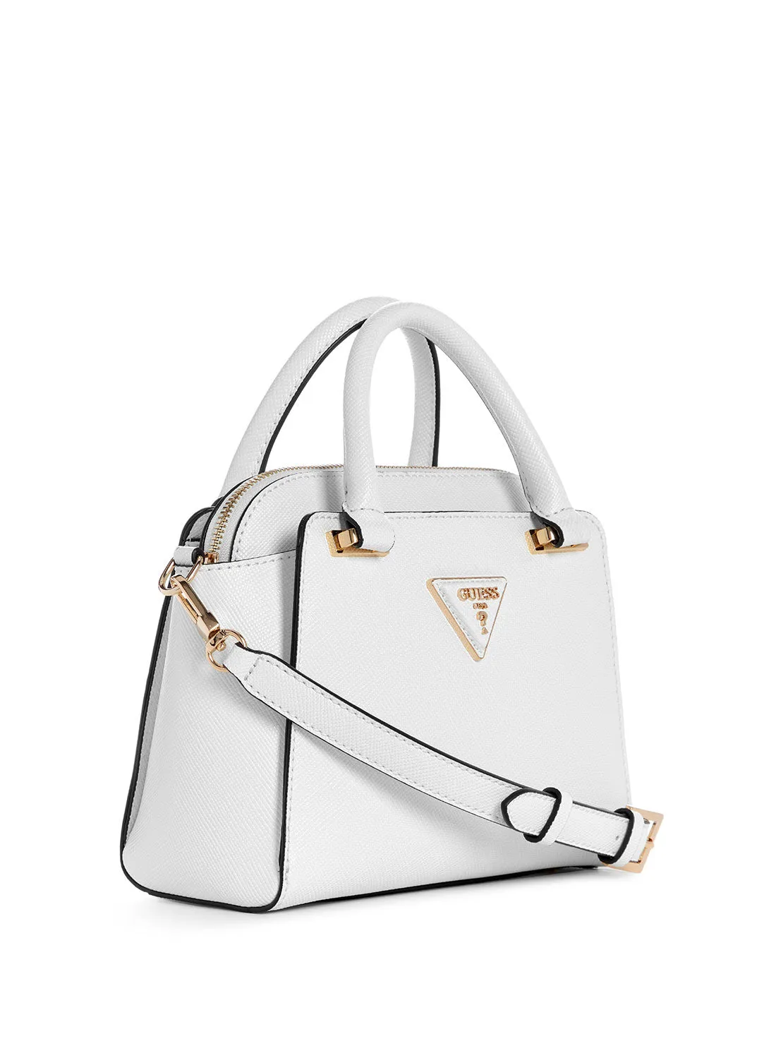 White Avis Small Satchel Bag