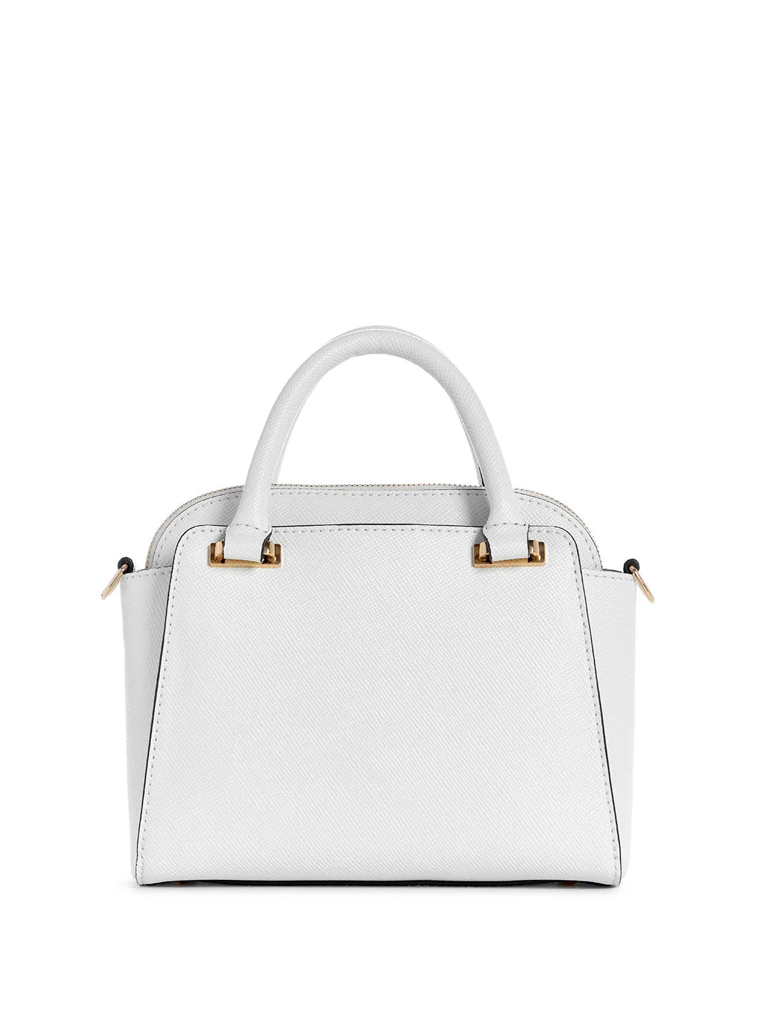 White Avis Small Satchel Bag